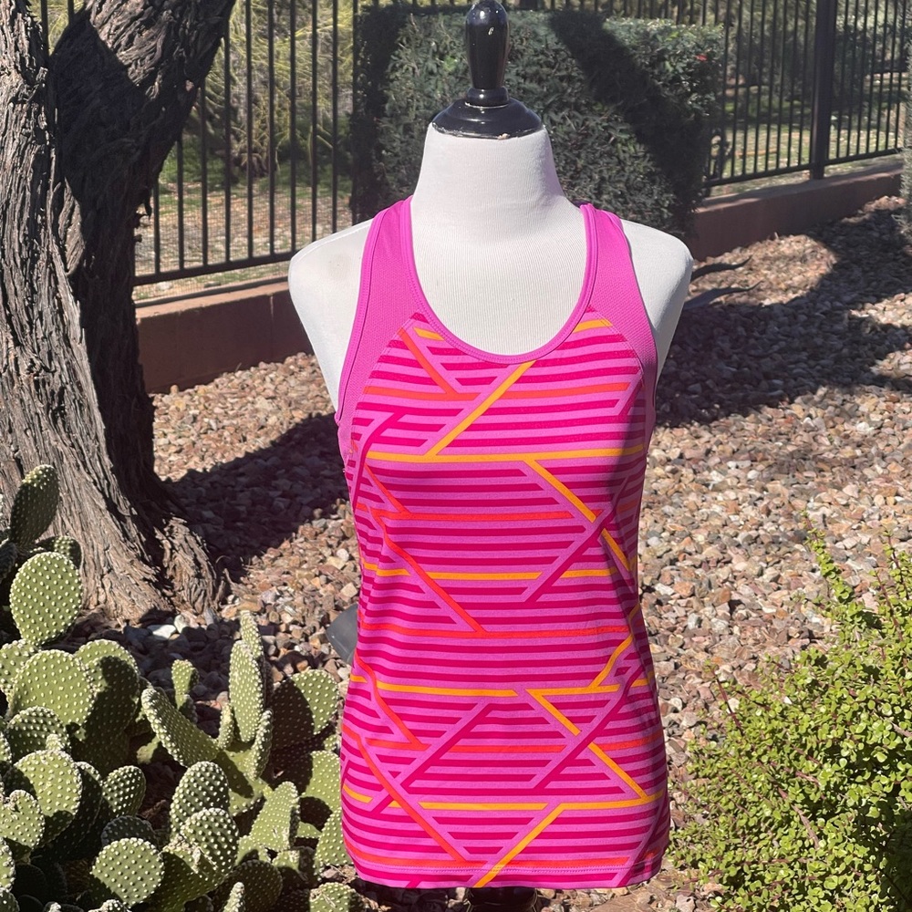 CHAMPION - Women's Pink and Orange Tank Top